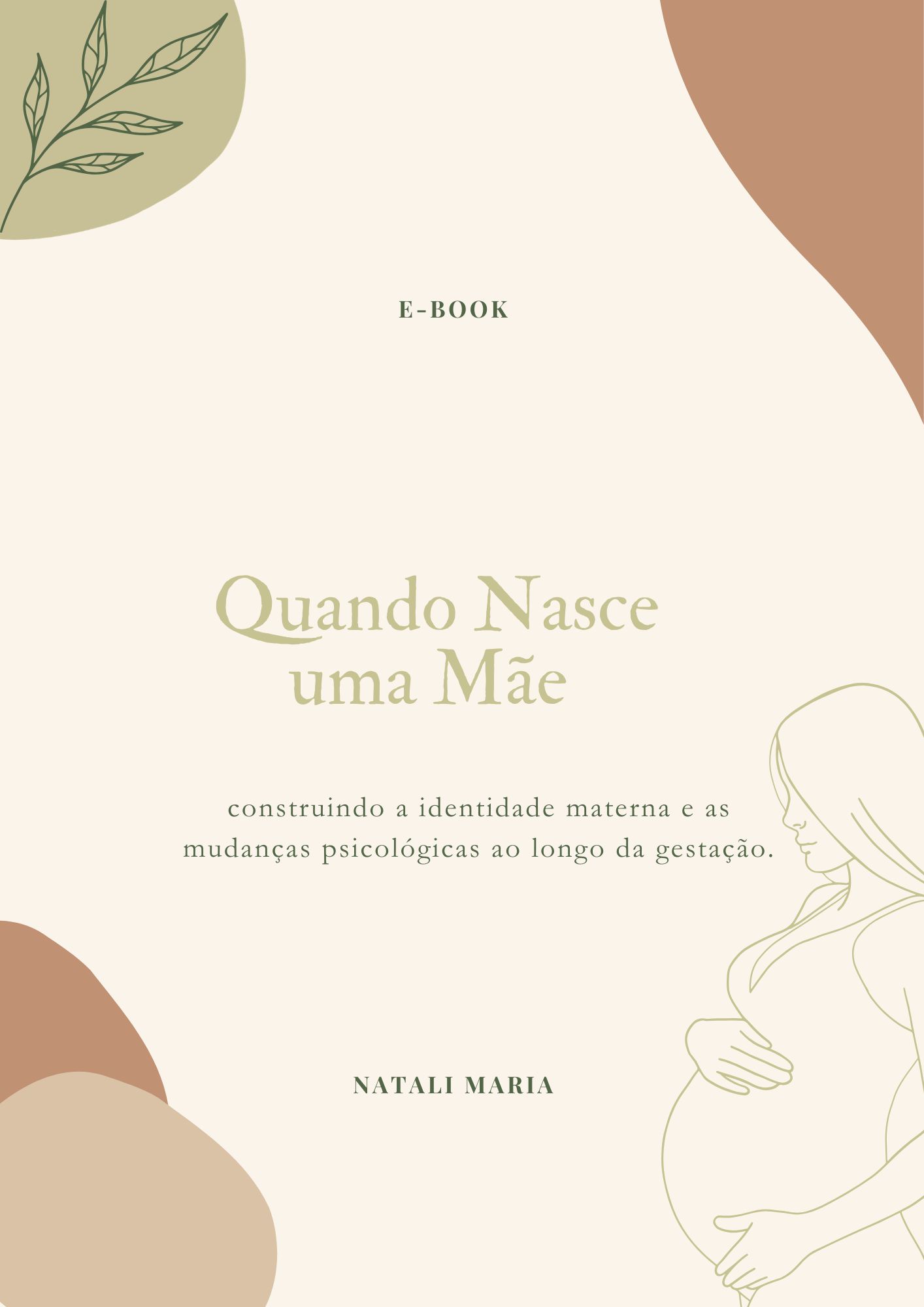 Capa do e-book Quando Nasce uma Mãe, de Natali Maria